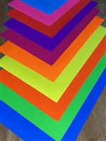 Aanbieding fluo-flex pakketten / 10 vellen van 30x50 cm €25,--