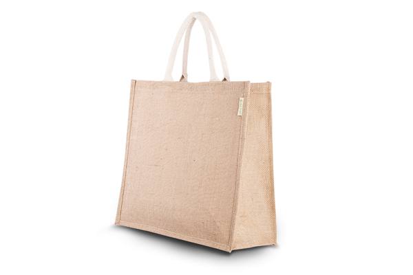 Jute boodschappentas, 2 stuks, ca. 35 x 39 x 15 cm.
