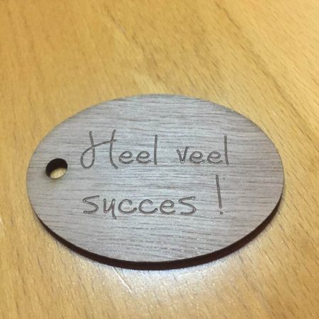 Heel veel succes!