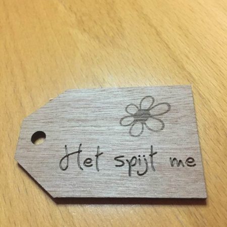 Het spijt me