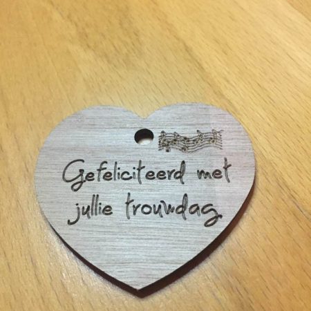 Gefeliciteerd met jullie trouwdag