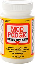 Servettenlijm, ModPodge 236 ml., mat