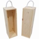 Wijnkist met houten schuifdeksel
