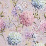 10704 - 5 servetten, roze ondergrond