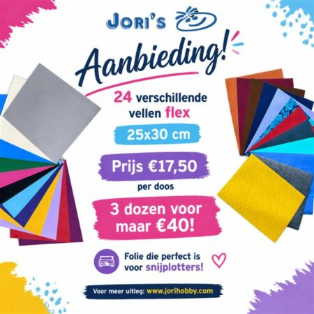 Aanbieding 7, doos F7, 24 vellen flex van 24x30 cm